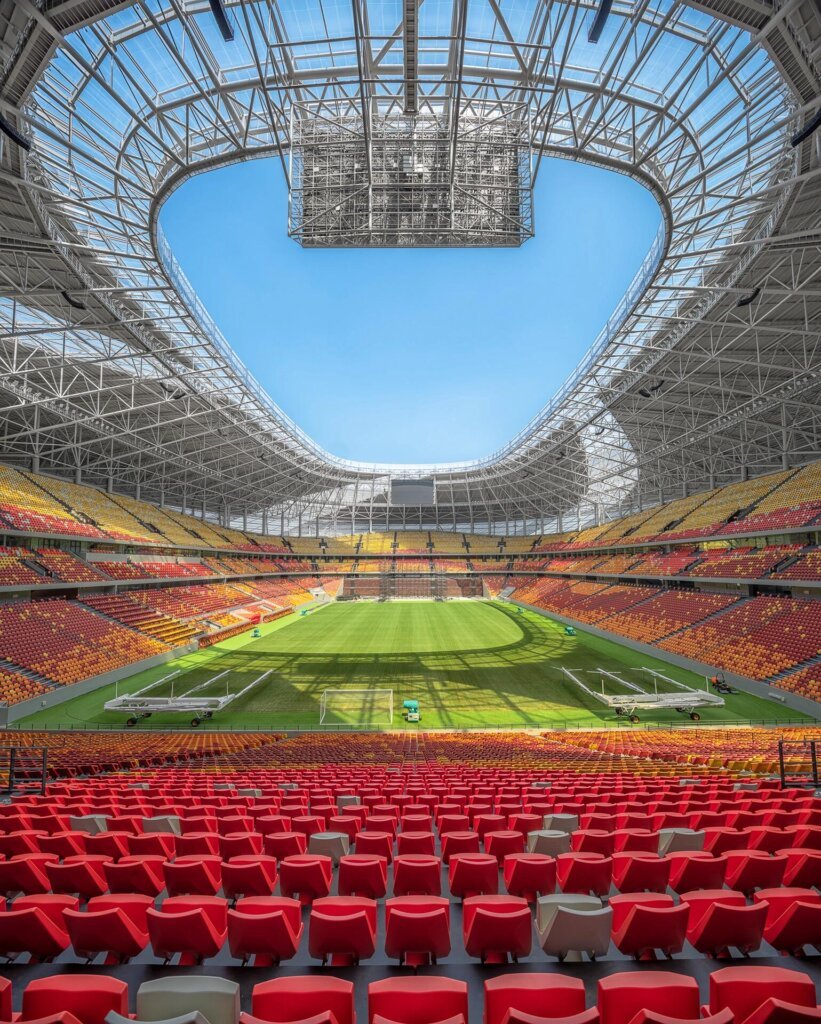 Stadiums etfe skytensile