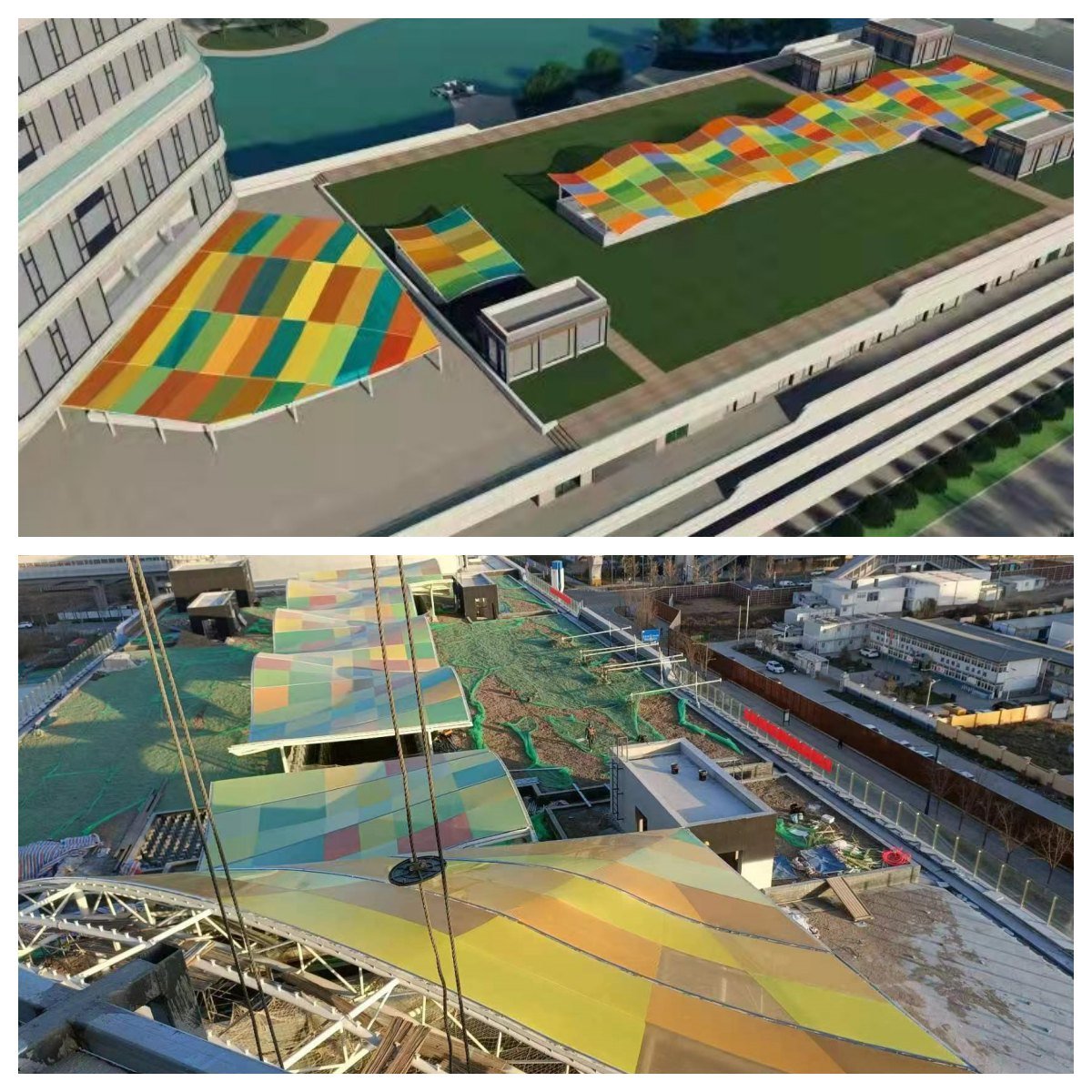 colored-etfe-landscape corridors